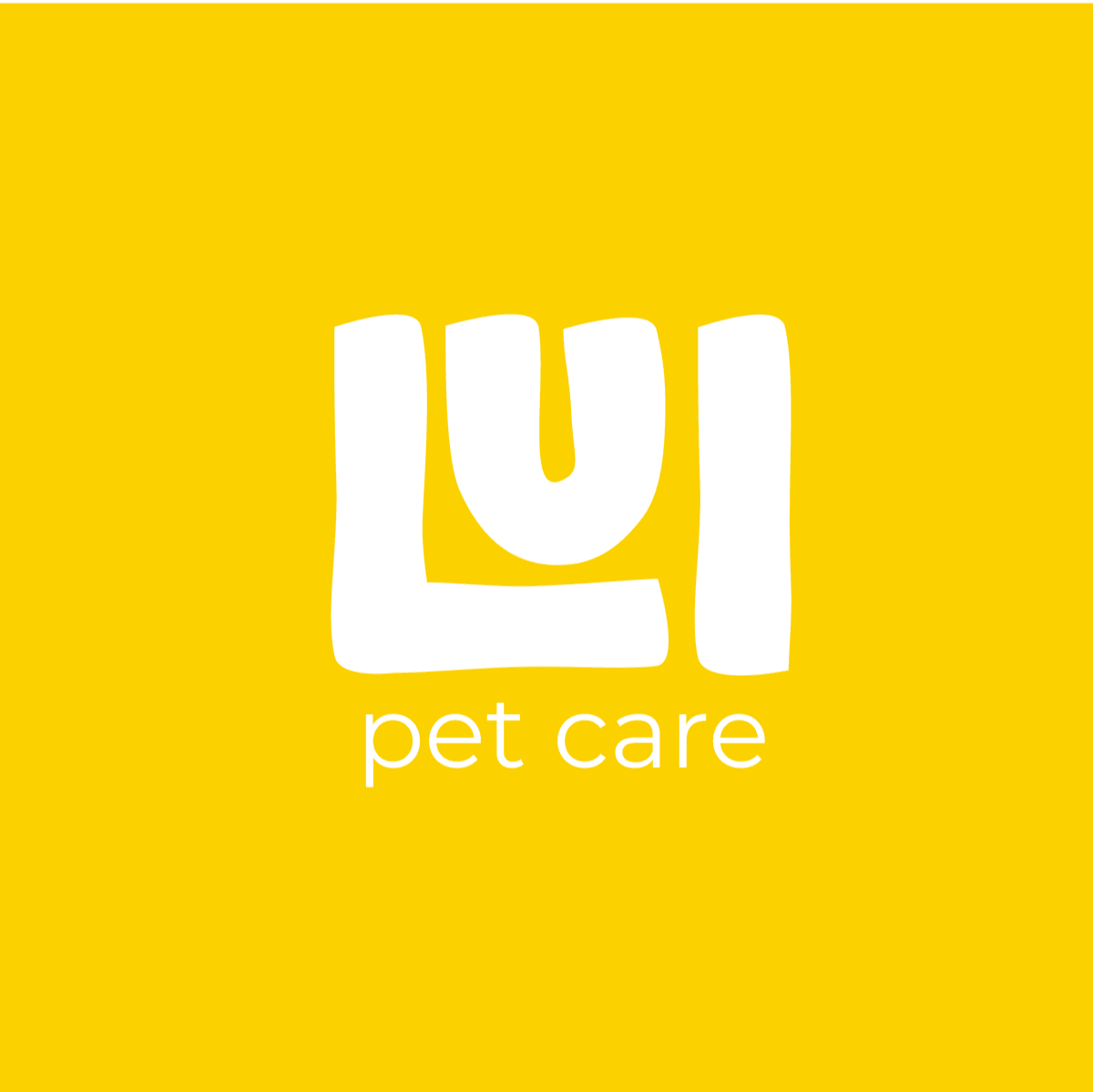 LUI Pet Care identity system case study visual